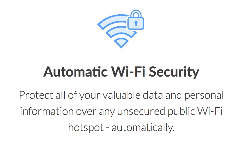What is a VPN connection wifi securty